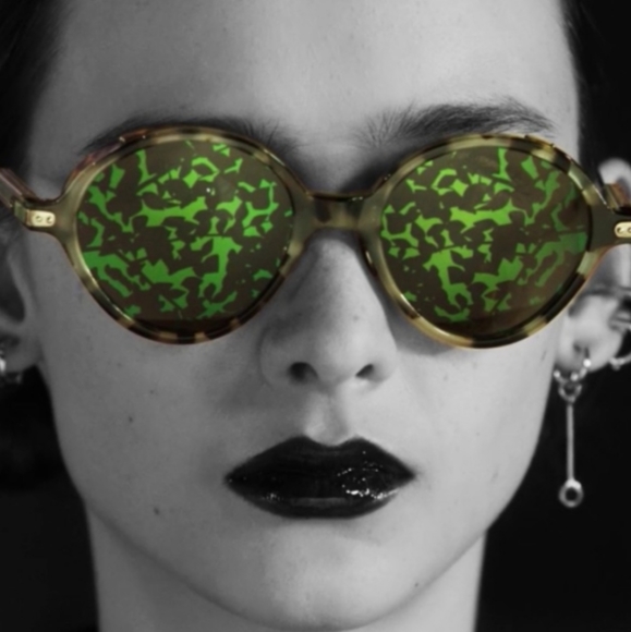 🍒NIB🍒 CHRISTIAN DIOR MIRROR FOILAGE SUNGLASSES - Picture 4 of 8